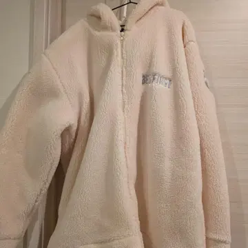 BE FRIEND 플리스 자켓 후드 부착