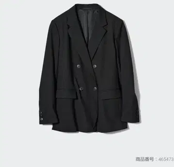 [ 새상품급 ] UNIQLO 유니클로 더블 자켓 블랙 M