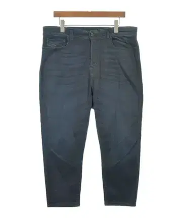 디젤 블랙 골드 데님 팬츠 남성용