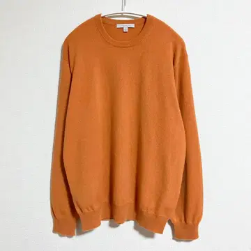 유니클로 캐시미어 100% 크루넥 스웨터 남성용 L 오렌지