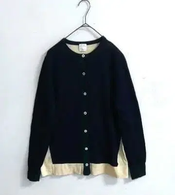 휴먼 우먼 크루넥 가디건 M 모 100%