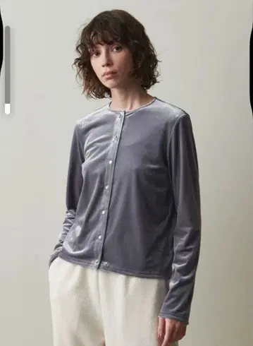 <Steven Alan> 벨루어 가디건/가디건도