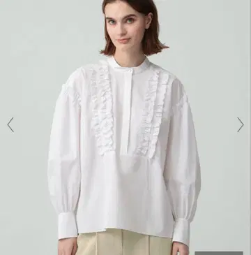 [ 25SS ] 띠어리 럭스 셔츠 블라우스 프릴