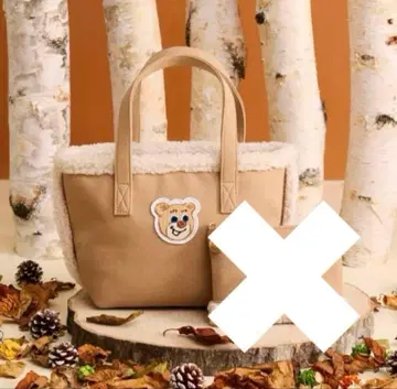 [미사용 새상품] 러브리 바이 페이러 올드 테디 와펜 보아 토트