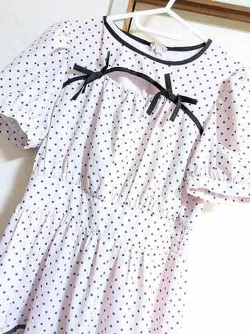 evelyn 도트 무늬 원피스 새상품급