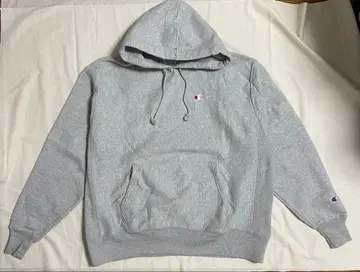 일본 미발매 XL 챔피온 리버스 후드티 믹스 그레이 파랑 택 USA 규격