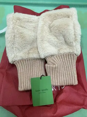 KATE SPADE 미튼 장갑 택 포함