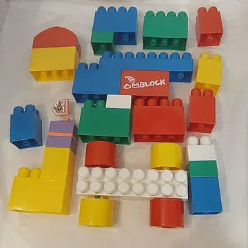 대특가 어린이도 좋아하는 빅 사이즈 컬러풀 요철 블록 세트