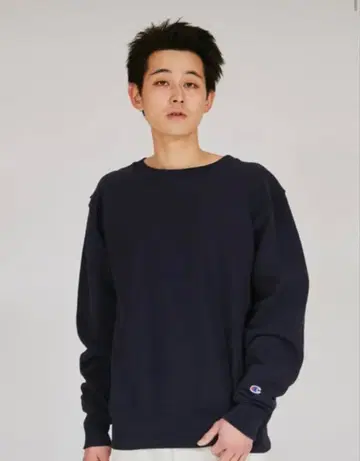 컨디션 최상 Champion 크루넥 맨투맨 25FW USA제 네이비 L