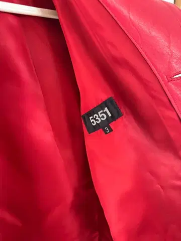 자켓 빨간색 5351POUR LES HOMMES