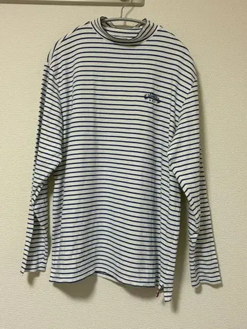 캘러웨이 하이넥 긴팔T셔츠 보더