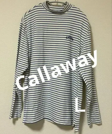 [ 새상품급 ] 캘러웨이 하이넥 긴팔T셔츠 보더