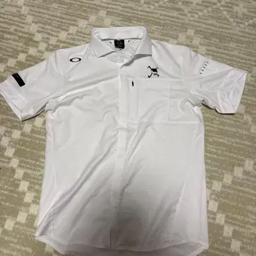 Oakley 스컬 골프 셔츠 화이트 XL