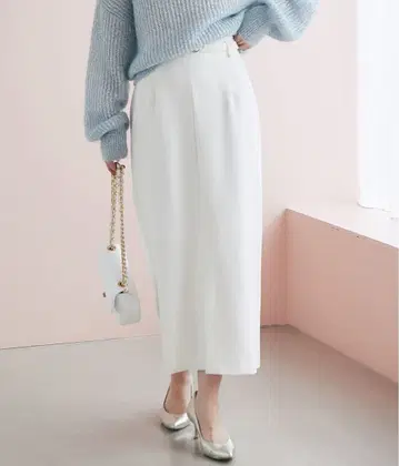 La boutique BonBon 벨트 부착 써모 테크 스커트