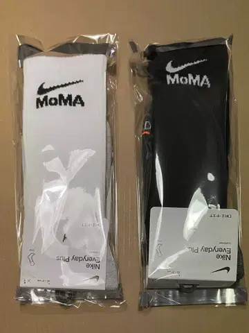 MoMA 나이키 에브리데이 삭스 화이트 블랙 L 25-27cm