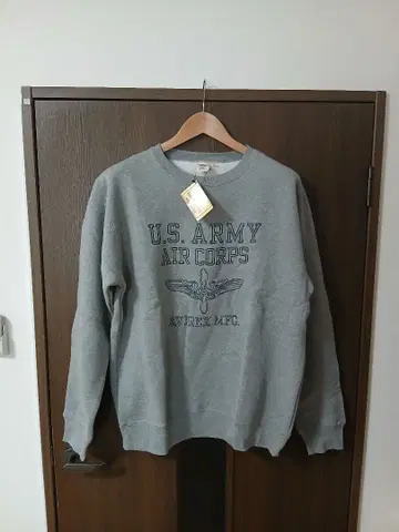 AVIREX U.S. ARMY AIR CORPS 맨투맨 XL 그레이