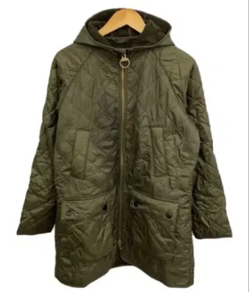 새상품급!? 바버 후드 달린 퀼팅 비데일 레어