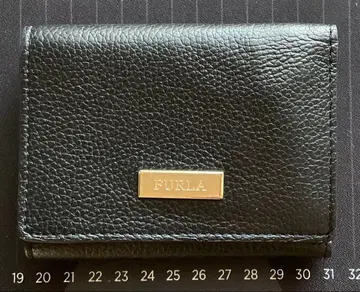 FURLA 3단 폴더형 지갑 블랙