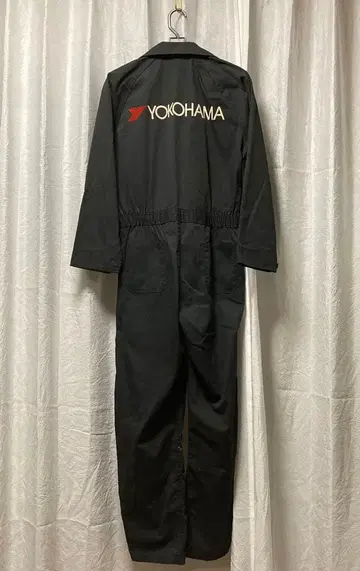 YOKOHAMA 블랙 오버롤