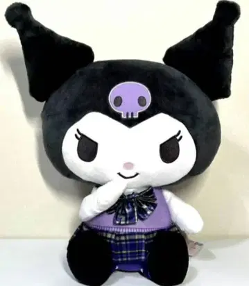 산리오 뀌욤뽀짝 스쿨 초 BIG 봉제 인형 쿠로미