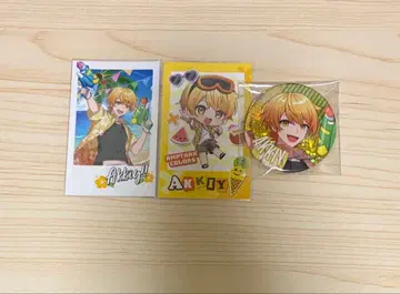 AMPTAK 아키 여름 포토 카드 캔뱃지