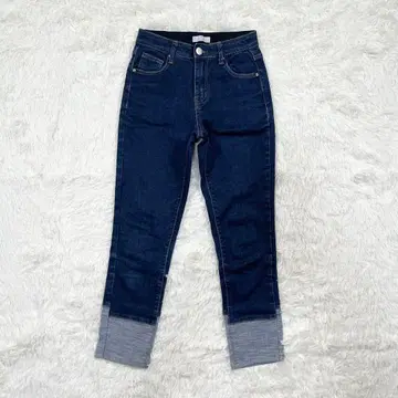 787 인디마크 접이식 데님 팬츠 스트레치 다크 네이비 S