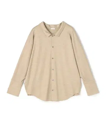 GALERIE VIE 워셔블 울 저지 돌먼 슬리브 셔츠