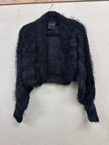 OZ ANGELO 오즈앙헬로 블랙 숏 가디건 볼레로