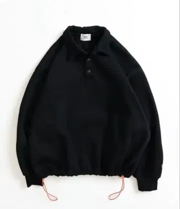 속기모 맨투맨 폴로 블랙