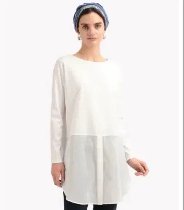 띠어리 럭스 이소재 티셔츠