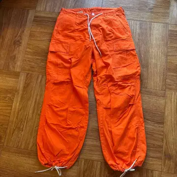 베이크루즈 오렌지 카고 팬츠