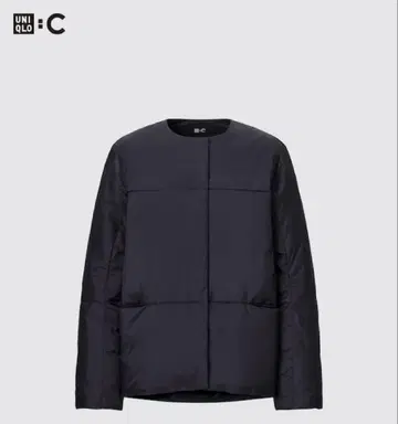 컨디션 최상 UNIQLO C 유니클로 라이트 다운 자켓 블루종 M