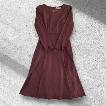 [ 새상품급 ] 프로포션 실루엣 A라인 원피스 모브 핑크 [ F46 ]