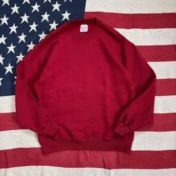 멕시코제 Hanes ACTIVEWEAR 무지 맨투맨 L 버건디