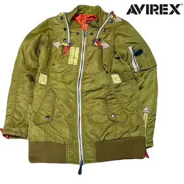 avirex (아비렉스) 밀리터리 자켓 MA-1/S/카키