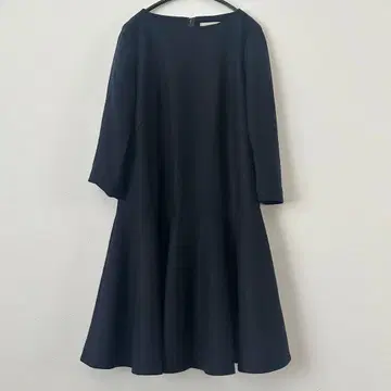 Rope 울 원피스 네이비