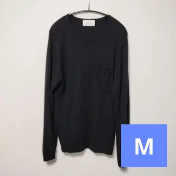 에디피스 EDIFICE 캐시미어 100% M 사이즈 스웨터 블랙