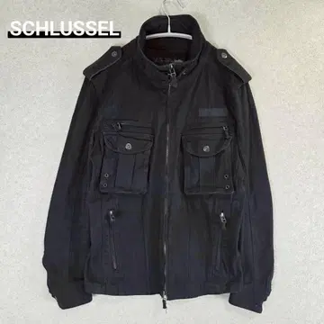 SCHLUSSEL 밀리터리 기믹 라이더스 재킷