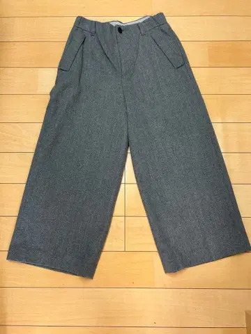 human woman 가우초 팬츠 그레이