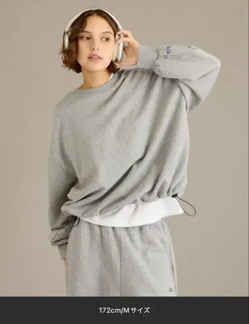 헤비웨이트 드로코드 맨투맨 그레이