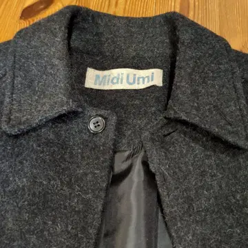 미디울 하프 코트 차콜 MidiUmi