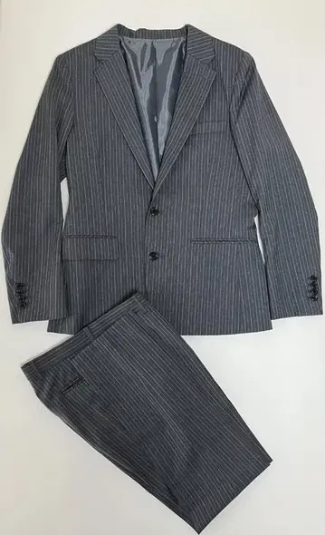 그레이 어반 리서치 로쏘 수트 셋업 스트라이프 패턴 얇은 소재