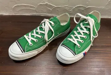 그린 캔버스 스니커즈 로우컷