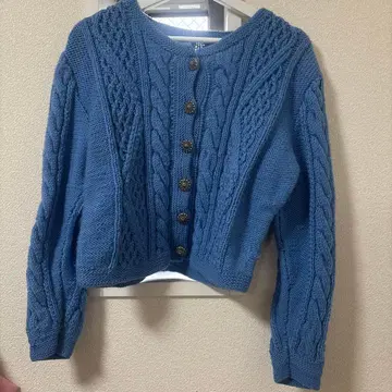 빈티지 니트 가디건 유럽