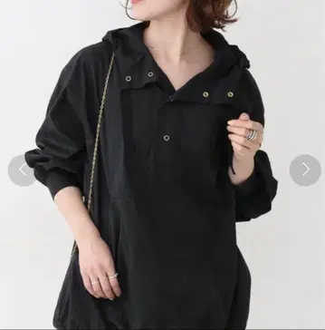 Spick&Span 스픽 앤 스팬 시어 아노락 블루종