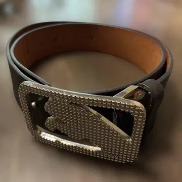 푸마 벨트 천연 가죽