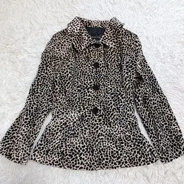 Y2K 레오파드 자켓 mariko kohga 일본제 갸루 헤이세이