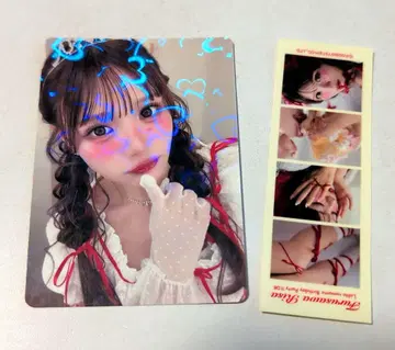 후루사와 리사 생일 축하제 우선 입장 특전 스티커 트레이딩 카드