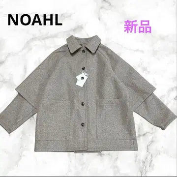 새상품 [ NOAHL ] 노알 슬리브 컨셔스 미들 기장 코트 자켓 베이지
