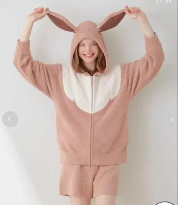 포켓몬 슬리브 베비모코 이브이 후드티&숏팬츠 세트